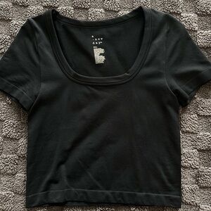 A New Day Women's Classic Black Short Sleeve Tee